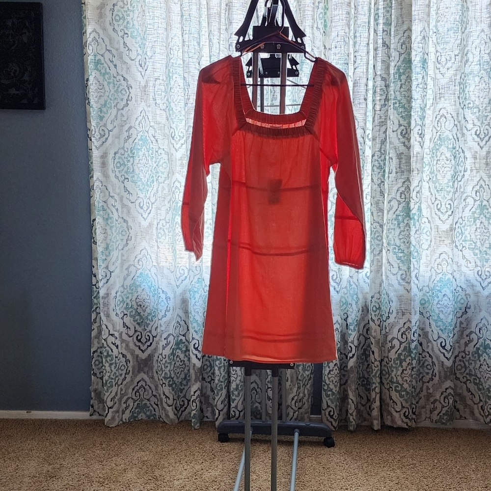 Coral NWT Small sundress or cover up